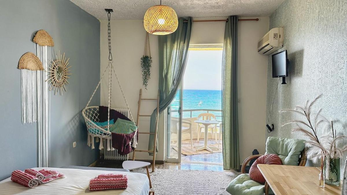 Akasha Waves Apartment Rethymno  Bagian luar foto